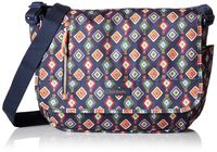 Vera Bradley Women's Lighten Up RFID Laptop Messenger, Mini Medallions