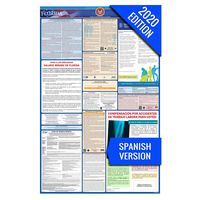 FL Labor Law Poster, 2020 Edition - State, Federal and OSHA Compliant Laminated Poster (Florida, Spanish)