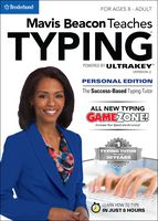 Mavis Beacon Teaches Typing Powered by UltraKey v2 for Windows PC- Personal Edition [Download]