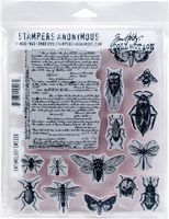 Tim Holtz Cling Mounted Stamps: Entomology - CMS328