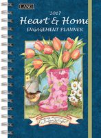 Lang 2017 Heart & Home Spiral Engagement Planner, 6 x 9 inches (17991011085)