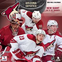 Turner Phoenix Coyotes 2016 Team Wall Calendar, September 2015 - December 2016, 12 x 12" (8011952)