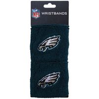 Franklin Sports Philadelphia Eagles NFL Wristbands - Youth NFL Team Logo Wristbands - Great for Costumes and Uniforms - Pair of Wristbands