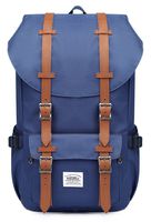 KAUKKO Laptop Outdoor Backpack, Travel Hiking& Camping Rucksack Pack, Casual Large College School Daypack, Shoulder Book Bags Back Fits 15" Laptop & Tablets (Nblue)