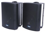 TIC ASP60-B 5" Outdoor Weather-Resistant Patio Speakers with 70v Switch (Pair) - Black