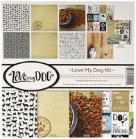 Reminisce (REMBC) LMD-200 Love My Dog Scrapbook Collection Kit, Multi Color Palette