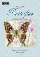 Lang Butterflies 2016 Monthly Planner by Jane Shasky, January 2016 to March 2017, 8.25 x 12 Inches (1012097)