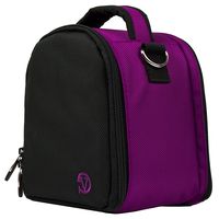 Nylon SLR Bag Purple for Canon EOS Rebel T5i, T5, T3i, T3i, T6s Digital SLR Camera