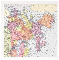 3dRose image of map of Europe prior to WW II - Greeting Cards, 6 x 6 inches, set of 12 (gc_171777_2)