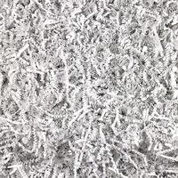 Worlds Crinkle Cut Paper Shred for Packing Filler Gift Wrap Basket Filler Colored Crinkle Paper 8OZ White