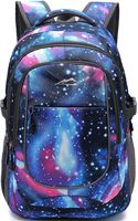 Backpack Bookbag for School College Student Travel Business Hiking Fit Laptop Up to 15.6 Inch (Galaxy)