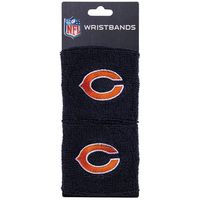 Franklin Sports Chicago Bears NFL Wristbands - Youth NFL Team Logo Wristbands - Great for Costumes and Uniforms - Pair of Wristbands