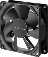 Insignia - 80mm Case Cooling Fan - Black
