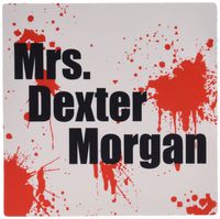 3dRose LLC 8 x 8 x 0.25 Inches Mouse Pad, Mrs. Dexter Morgan (mp_163781_1)