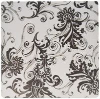 3dRose 8 X 8 X 0.25 Large Painted Paisley In Taupe N Brown Mouse Pad (mp_109624_1)