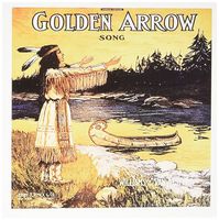 3dRose Greeting Cards, Canoe, 6 x 6 Inches, Golden Arrow Song Native American Woman (gc_169962_1)