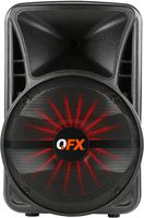 QFX PBX-12SM 12" Rechargeable Smart App Controlled Party Speaker with Stand and Microphone