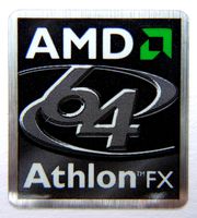 Original AMD Athlon 64 FX Sticker 23 x 25mm [335]