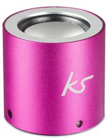 KitSound Button Universal Portable Speaker with 3.5mm Jack Compatible with Smartphones, Tablets and MP3 Devices - Pink