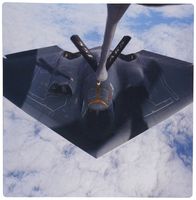3dRose Print of Delta Stealth Wing Bomber Mouse Pad (mp_194736_1)