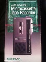 Optimus Micro-35 Microcassette Tape Recorder