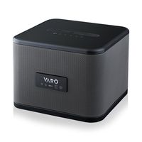 VARO Portable WiFi + Bluetooth Multi-Room Speaker, Cube, Black (iOS Only)