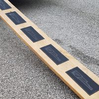 Red Hound Auto 6 Compatible with Ramp Mats Rubber 12 Inches x 6 Inches Traction Non-Slip w Screws Hardware Trailer Cargo