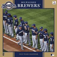 Turner Perfect Timing 2015 Milwaukee Brewers Team Wall Calendar, 12 x 12 Inches (8011641)