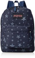 JANSPORT Super FX 25L Backpack Dark Blue Denim Laser Star, One Size