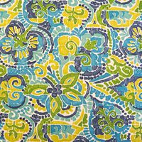 International Caravan Maui Indoor/Outdoor Papasan Footstool Destiny Carribean