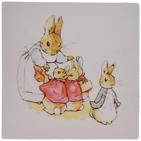 3dRose LLC 8 x 8 x 0.25 Inches Mouse Pad, Vintage Drawing from Peter Rabbit Story (mp_101812_1)