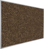 Best-Rite Rubber-Tak Tackboards, Alum Trim, 1.5 X 2 Feet, Tan (321AA-95)